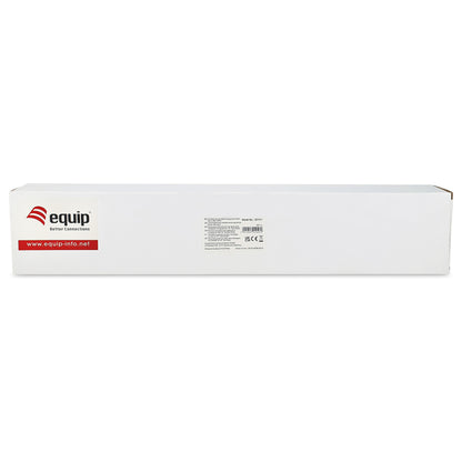 Equip Kabelmanagement Panel 19" 1HE schwarz RAL 9005