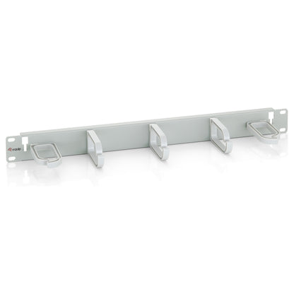 Equip Kabelmanagement Panel 19" 1HE hellgrau RAL 7035
