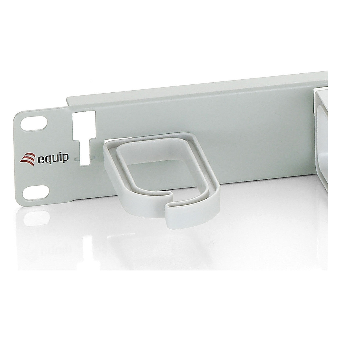 Equip Kabelmanagement Panel 19" 1HE hellgrau RAL 7035