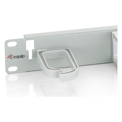 Equip Kabelmanagement Panel 19" 1HE hellgrau RAL 7035