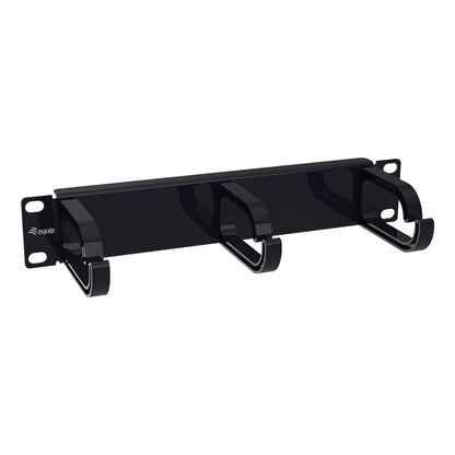 Equip Kabeldurchführung 10" 1HE 3x Plastikringe schwarz