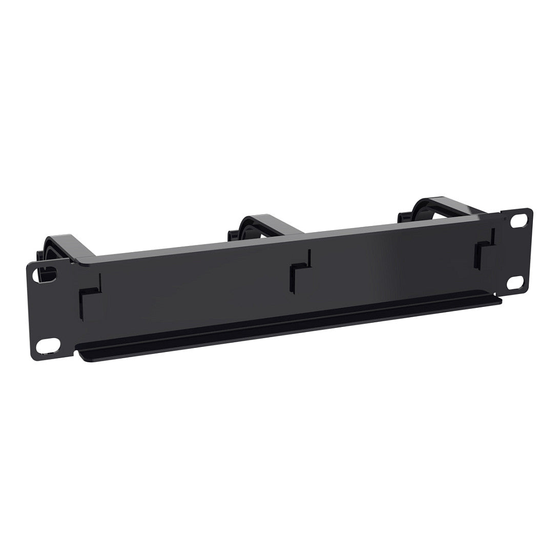 Equip Kabeldurchführung 10" 1HE 3x Plastikringe schwarz