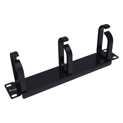 Equip Kabeldurchführung 10" 1HE 3x Plastikringe schwarz