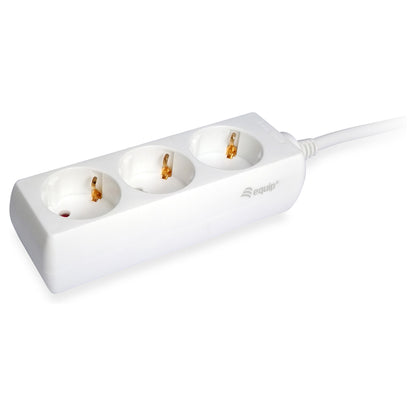 Equip Steckdosenleiste 3-fach Schuko 1.5m Kabel