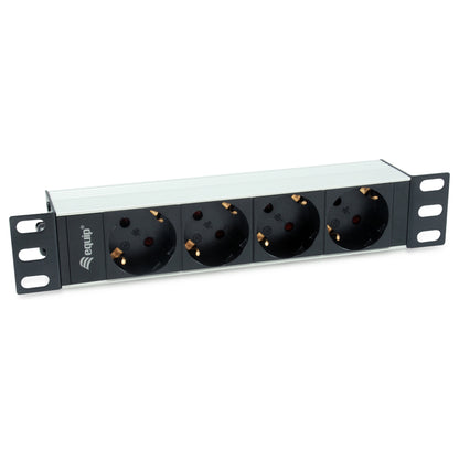 Equip Steckdosenleiste 10"(1HE)4fach Schuko.CEE 1.5m.Kabl.si