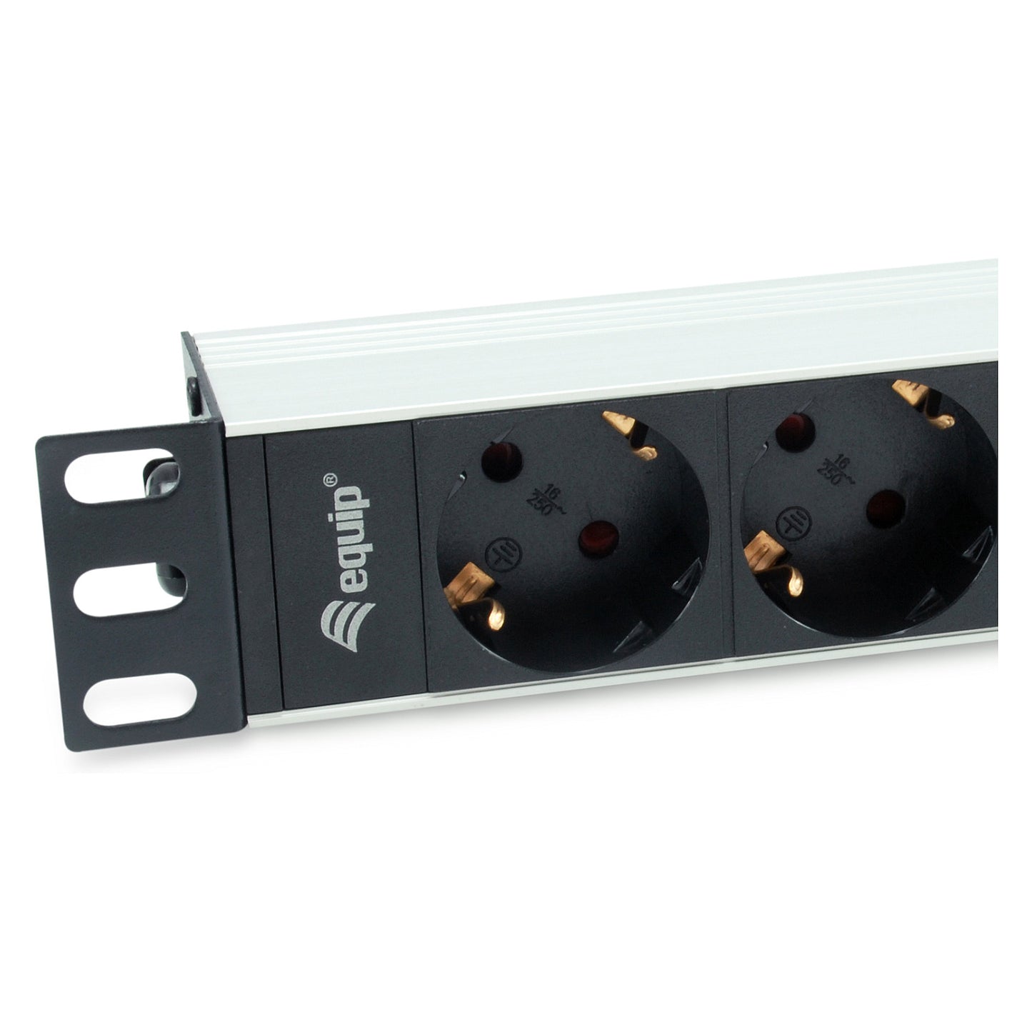 Equip Steckdosenleiste 10"(1HE)4fach Schuko.CEE 1.5m.Kabl.si