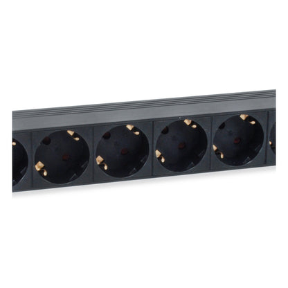 Equip Steckdosenleiste 19"(1HE)8fach IEC C14 1.8m Schalt. sw