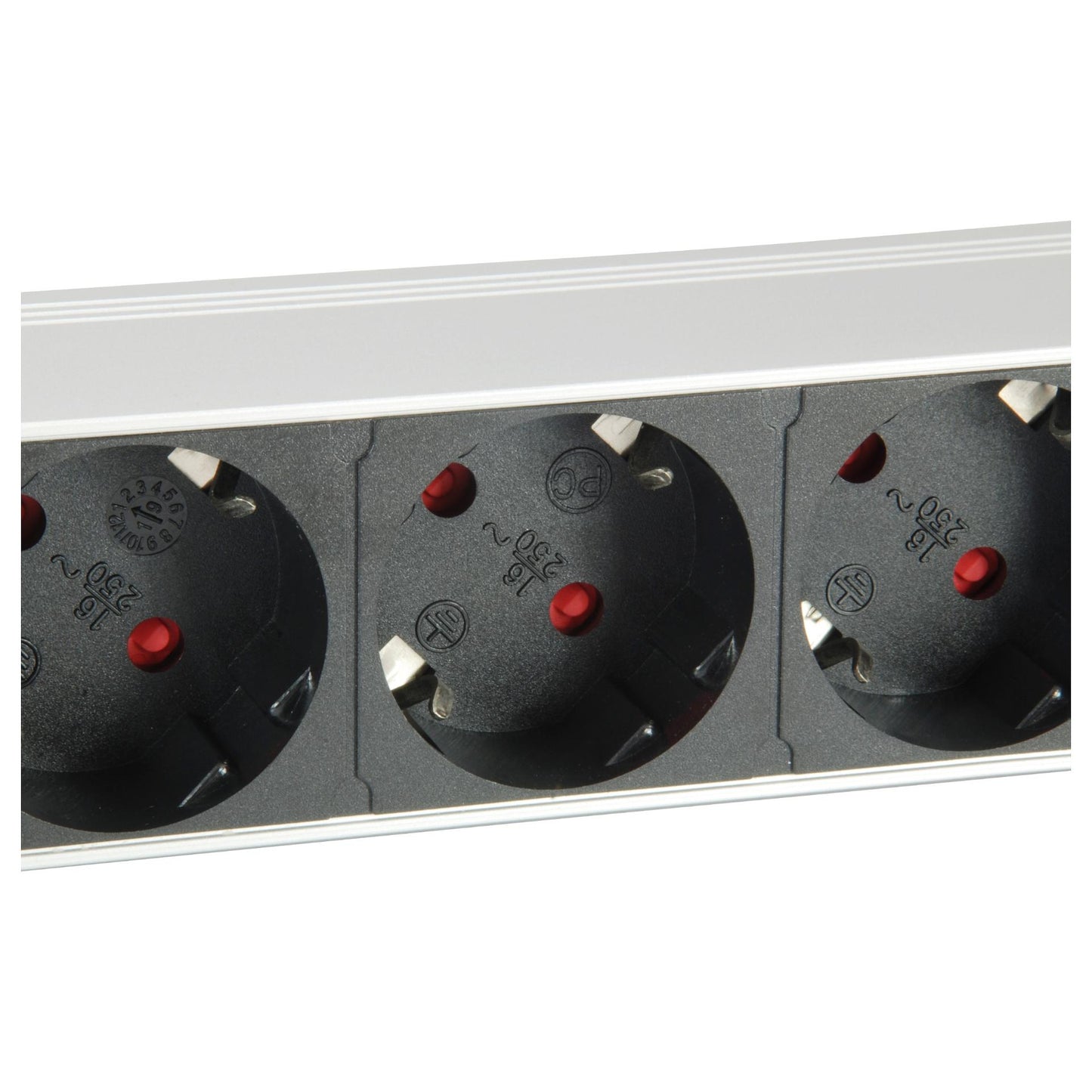 Equip Steckdosenleiste 19"(1HE)7fach mit Ü-Schutz + Schalt