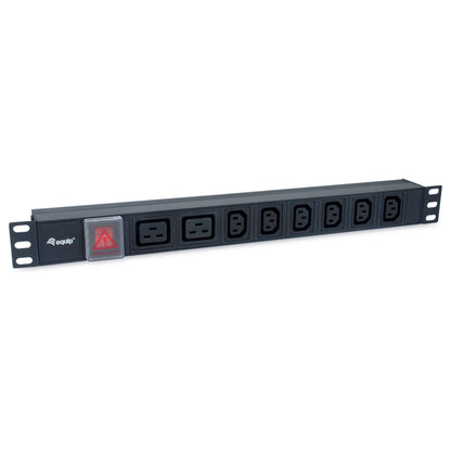 Equip Steckdosenleiste 19"(1HE)8fach IEC C20 1.8m Alu. Sch
