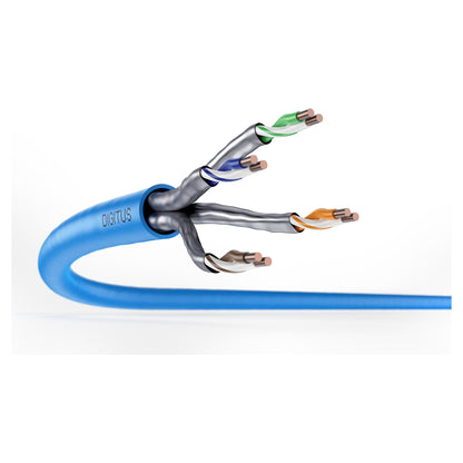 DIGITUS CAT.6A U/FTP Verlegekabel. 100m. simplex.100m.grau