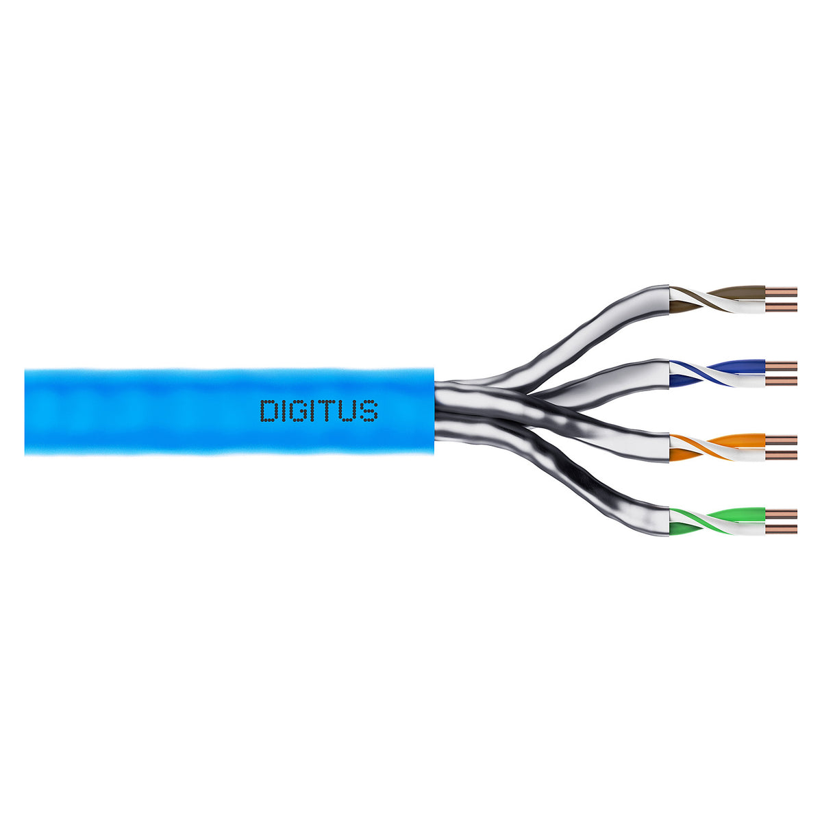 DIGITUS Instal-kab Cat6a U/FTP tw.Pair 305m blau