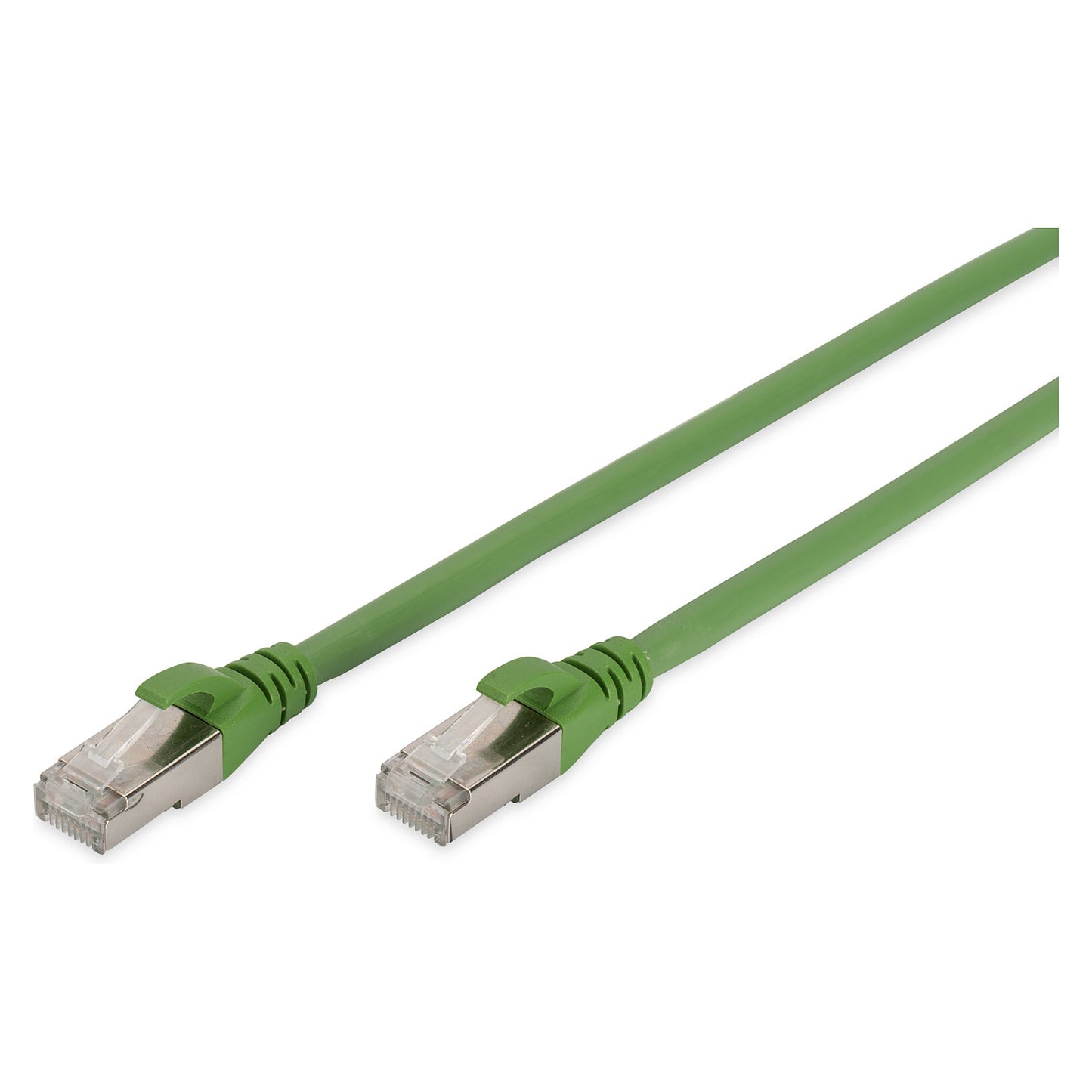 DIGITUS CAT 6A S/FTP Patchkabel, PUR (TPU), 10m, grün