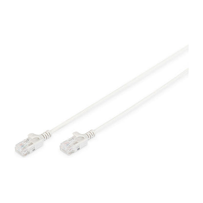 DIGITUS CAT 6 U/UTP Slim Patchkabel, 3m, grau