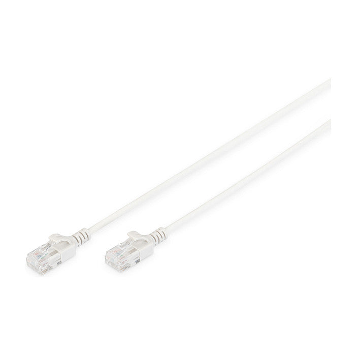 DIGITUS CAT 6 U/UTP Slim Patchkabel, 2m, grau