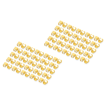 DIGITUS Farbclips für Patchkabel RJ45 100 Stück gelb