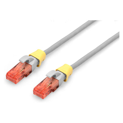 DIGITUS Farbclips für Patchkabel RJ45 100 Stück gelb