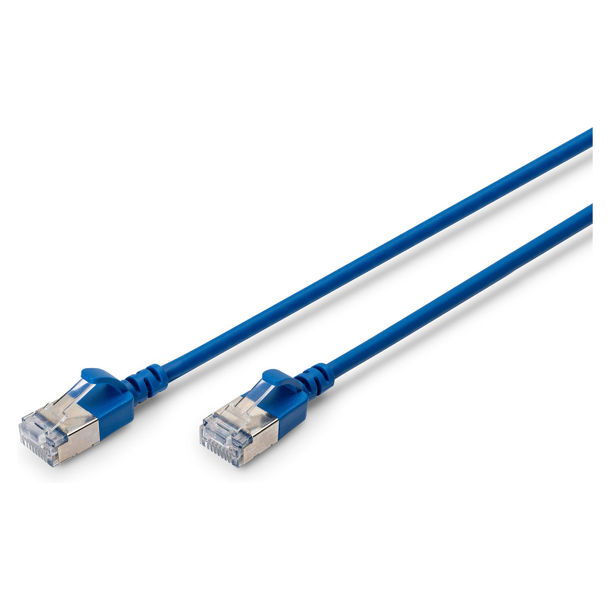 DIGITUS Patchkabel CAT 6A F/FTP Slim 0,30m blau