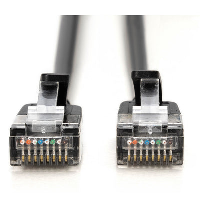DIGITUS Patchkabel CAT 6A F/FTP Slim 0,50m schwarz