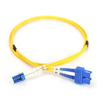 DIGITUS LWL Patchkabel LC -> SC 1.00m Singlemode Duplex OS2