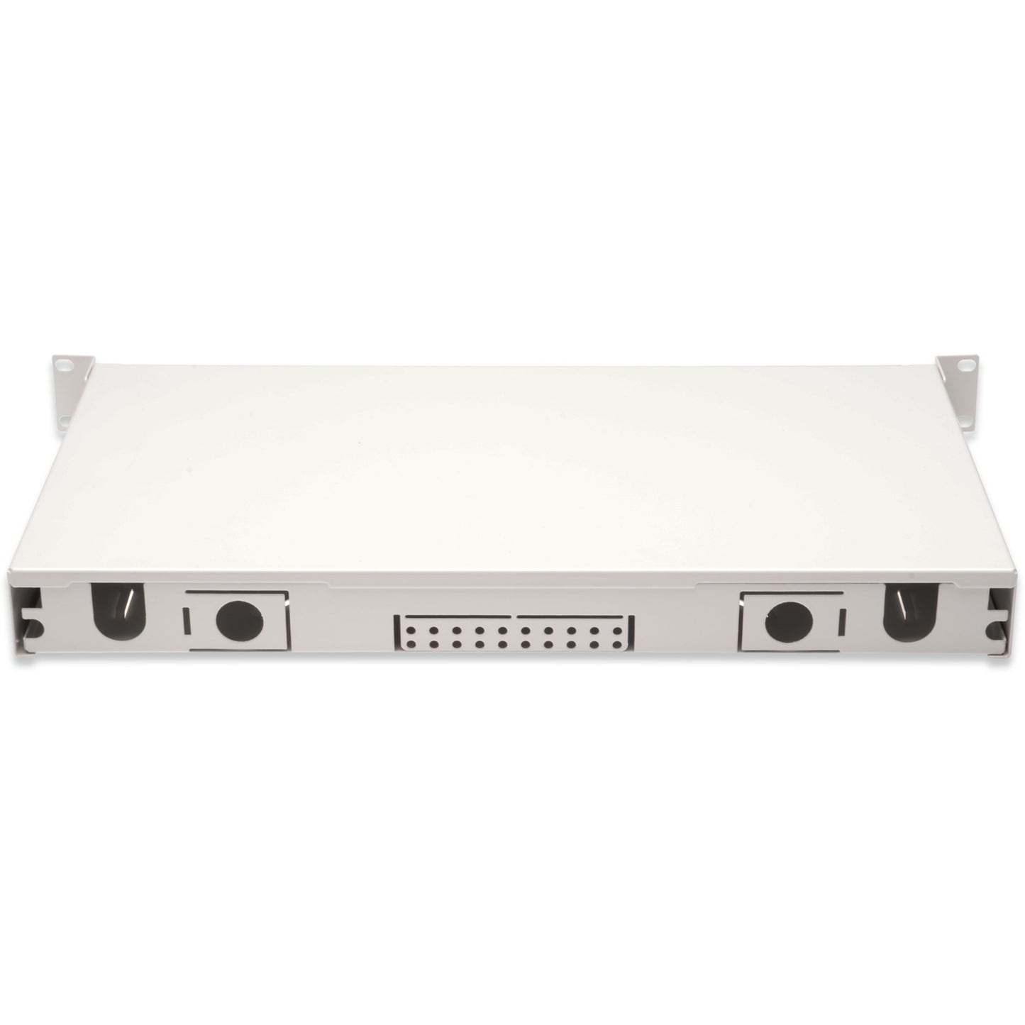 DIGITUS LWL Spleißbox 1HE bestückt 24x LC DX OM4 grau