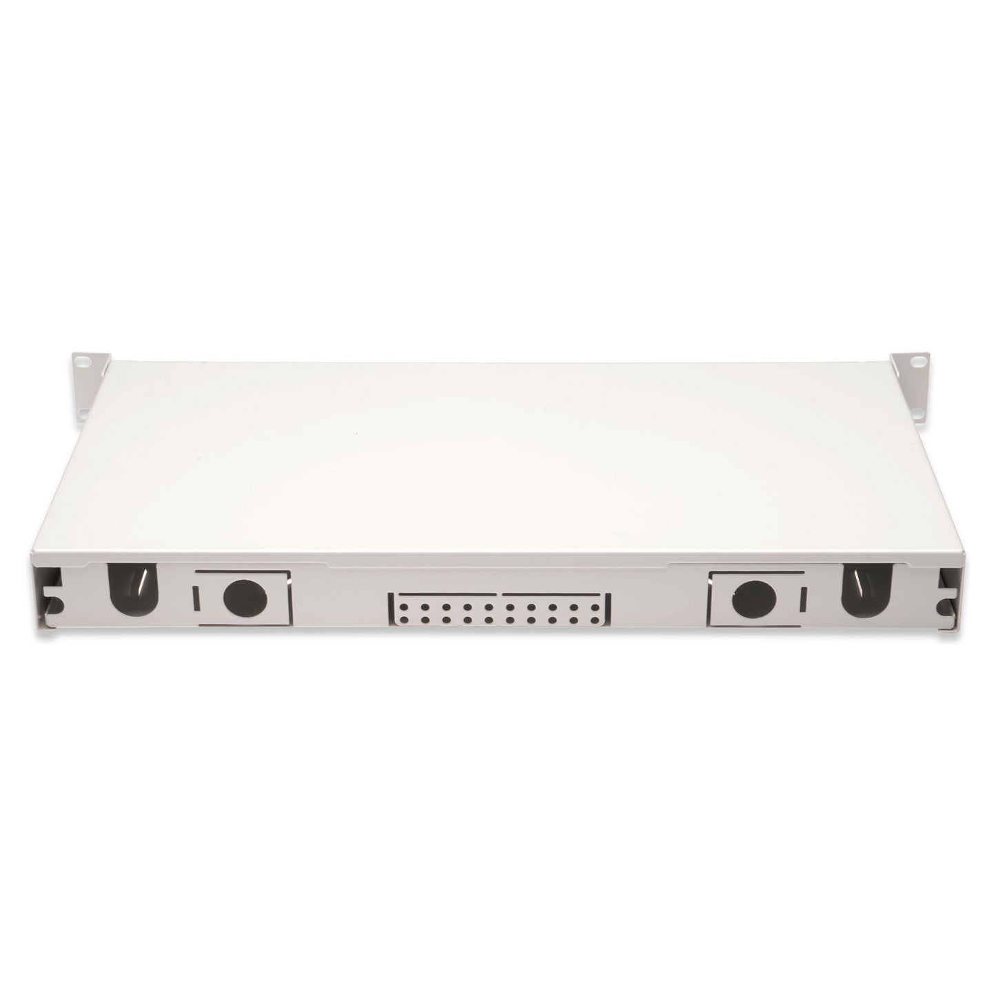 DIGITUS LWL Spleißbox 1HE bestückt 24x LC DX OM4 grau