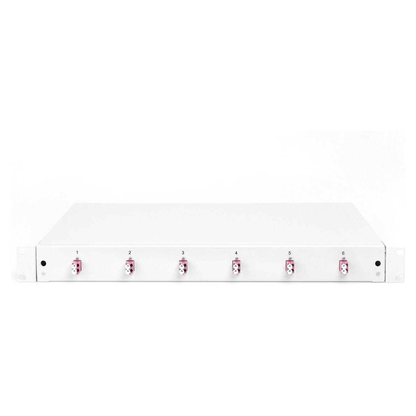 DIGITUS LWL Spleißbox 1HE bestückt 6x LC DX OM4 grau