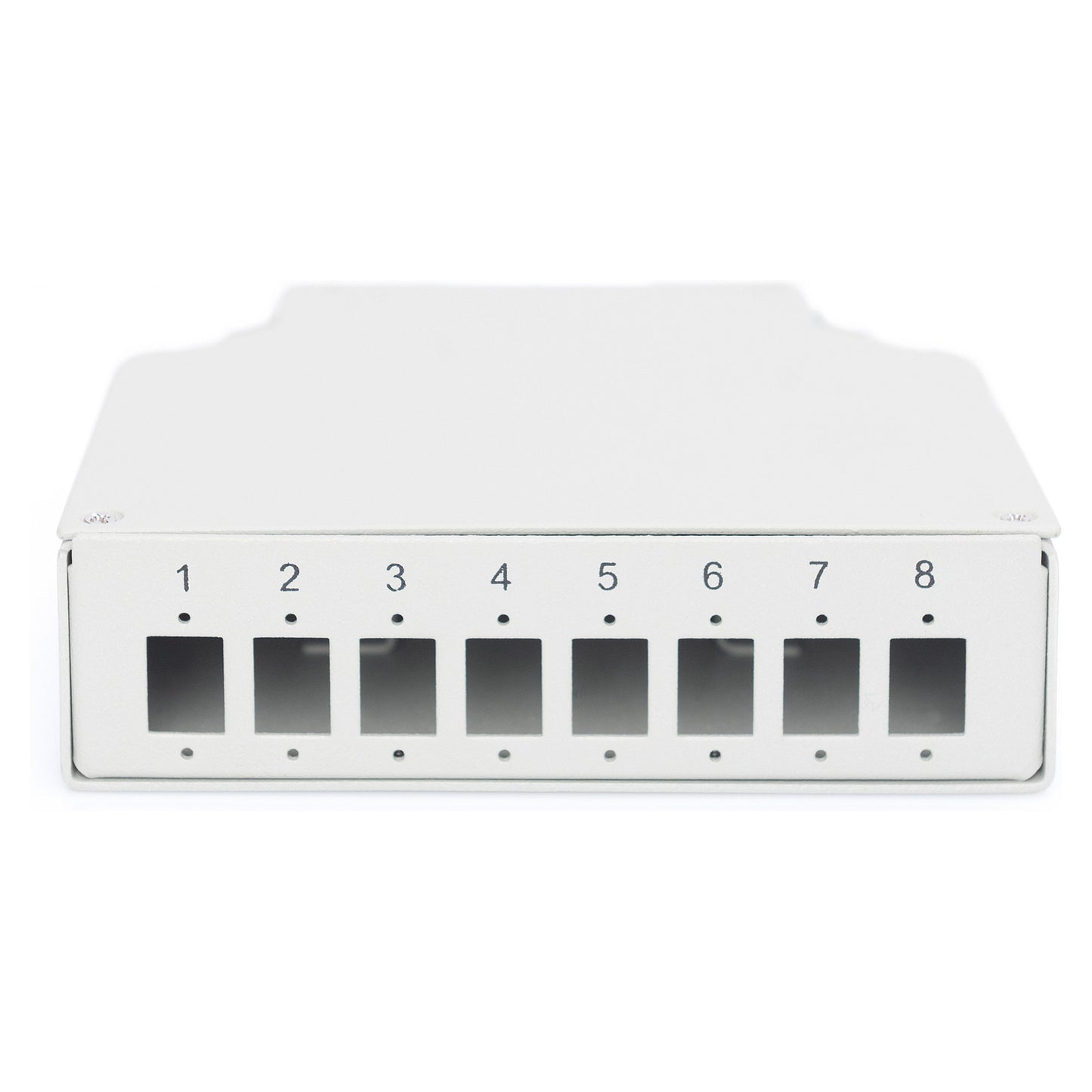 DIGITUS Hutschienen Spleißbox für 8 LC/DX Kupplungen