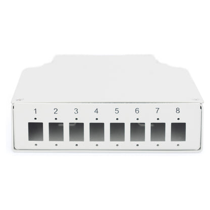 DIGITUS Hutschienen Spleißbox für 8 LC/DX Kupplungen