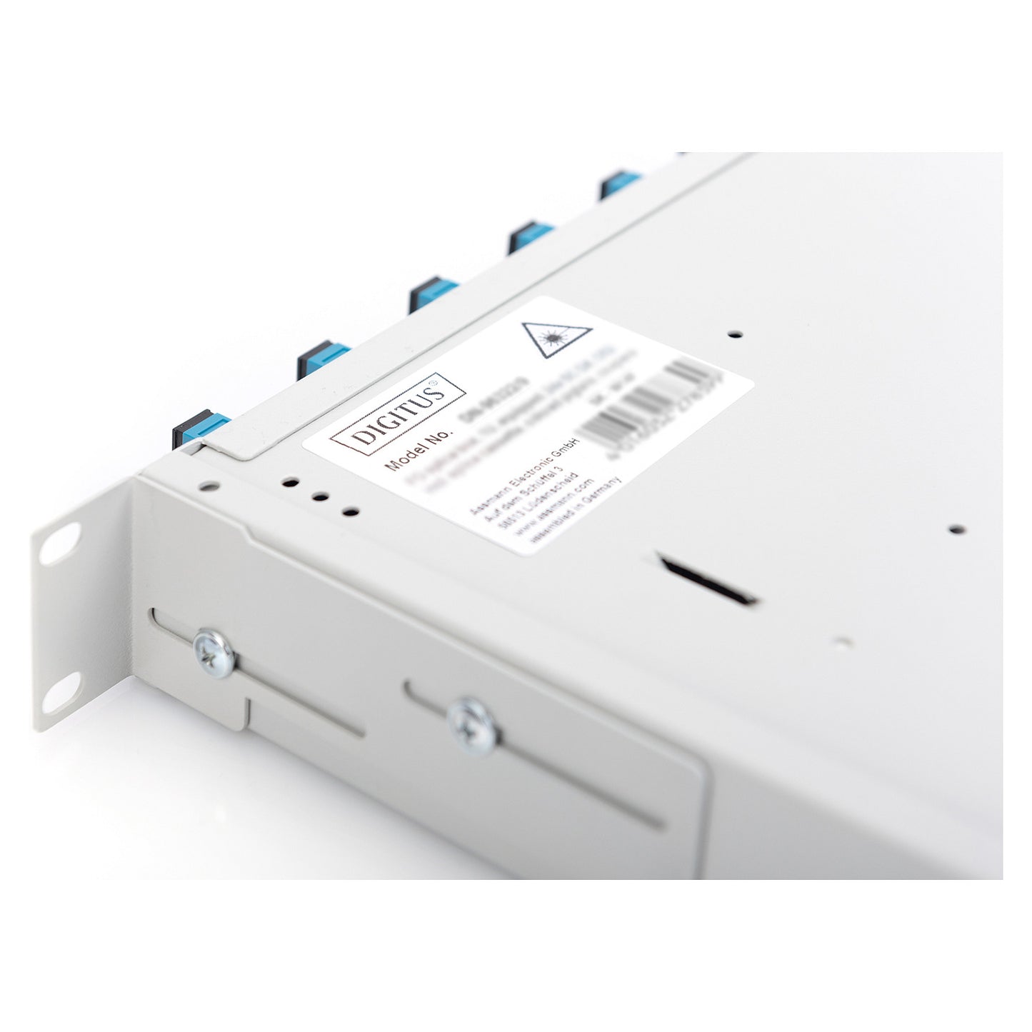 DIGITUS LWL Spleißbox 1HE unbestückt ausziehbar schnellversc