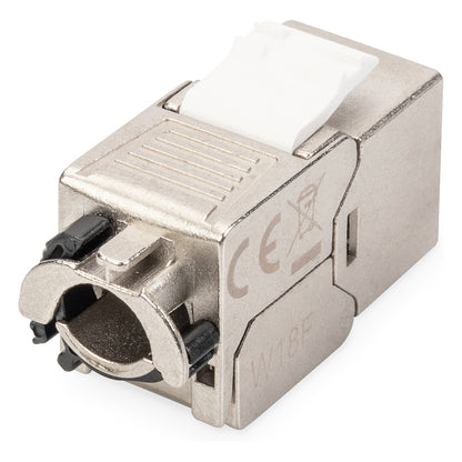 DIGITUS Keystone Jack Cat6a RJ45 -> LSA geschirmt 500MHz