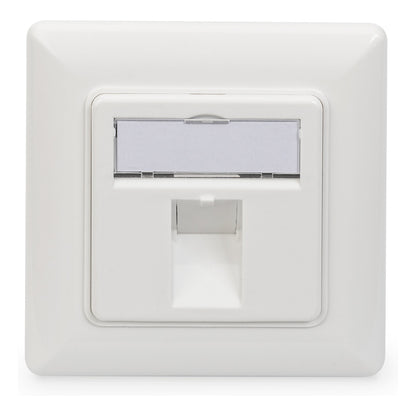DIGITUS Leerdose Keystone Module.1xRahmen 80x80mm+Zentralp.