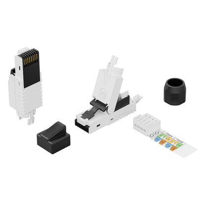 DIGITUS RJ45-Stecker Cat6a für Feldanwendungen ungeschirmt