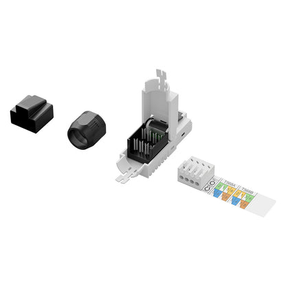 DIGITUS RJ45-Stecker Cat6a für Feldanwendungen ungeschirmt