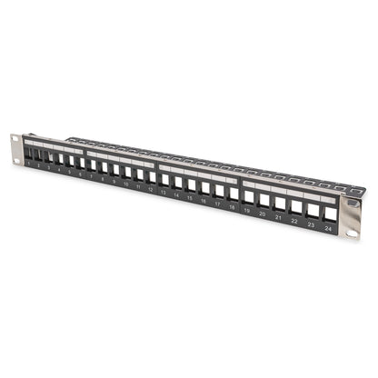 DIGITUS Patchpanel 1HE 24-Port Rackmount Modular geschirmt