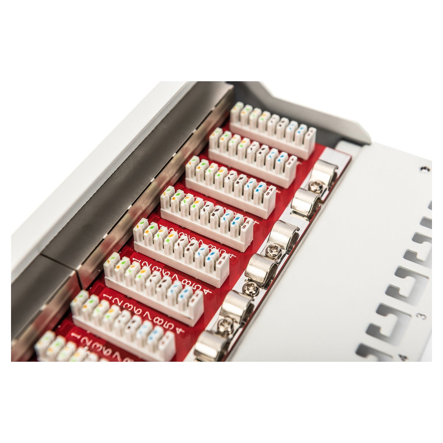 DIGITUS Cat.6A Patch Panel, geschirmt, 12-Port, 10", grau