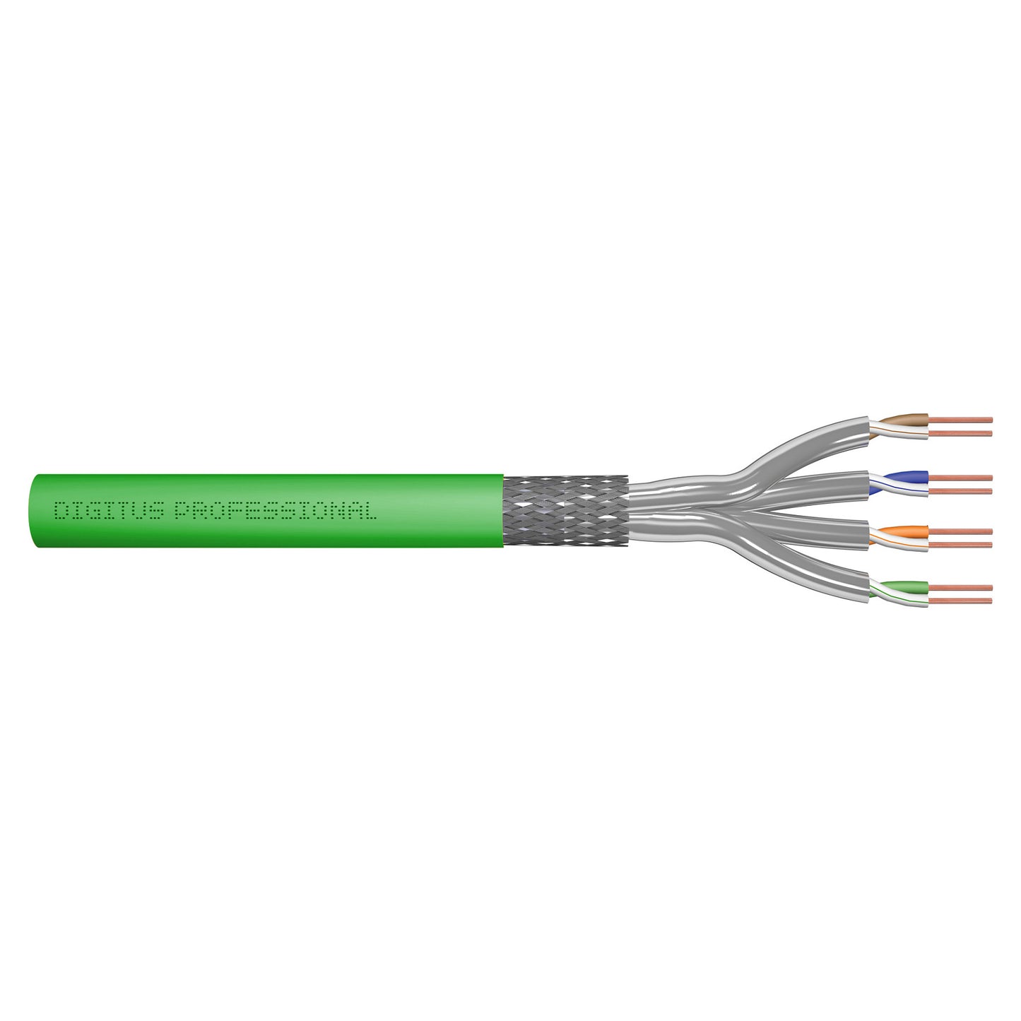 DIGITUS CAT 8.2 S/FTP Installationskabel. 100m. Simplex. DCA