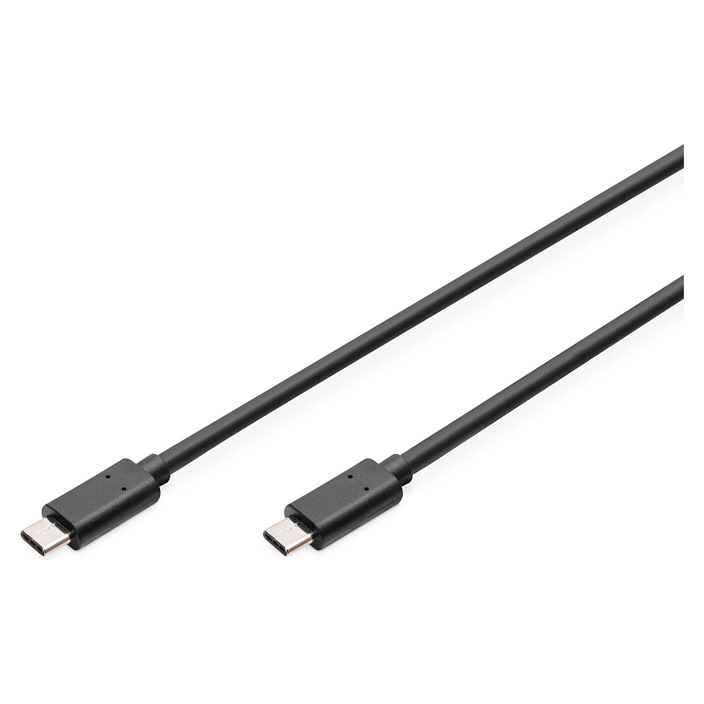 DIGITUS USB 2.0 Anschlusskabel Typ C -C St/St 1.0m, sw