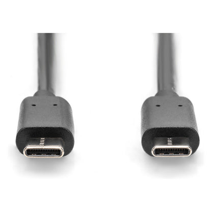 DIGITUS USB 2.0 Anschlusskabel Typ C -C M/M 3.0m, sw
