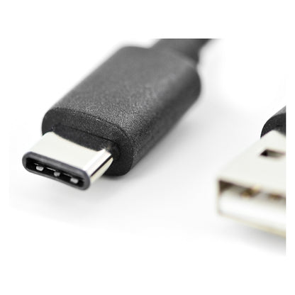 DIGITUS USB 2.0 Anschlusskabel Typ C -A St/St 1.0m, sw