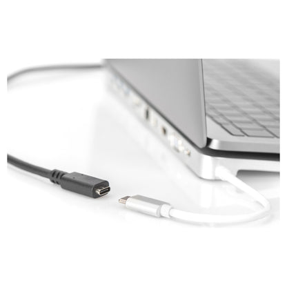 DIGITUS USB 2.0 Verlängerungskabel Typ C -C St/Bu 2.0m, sw