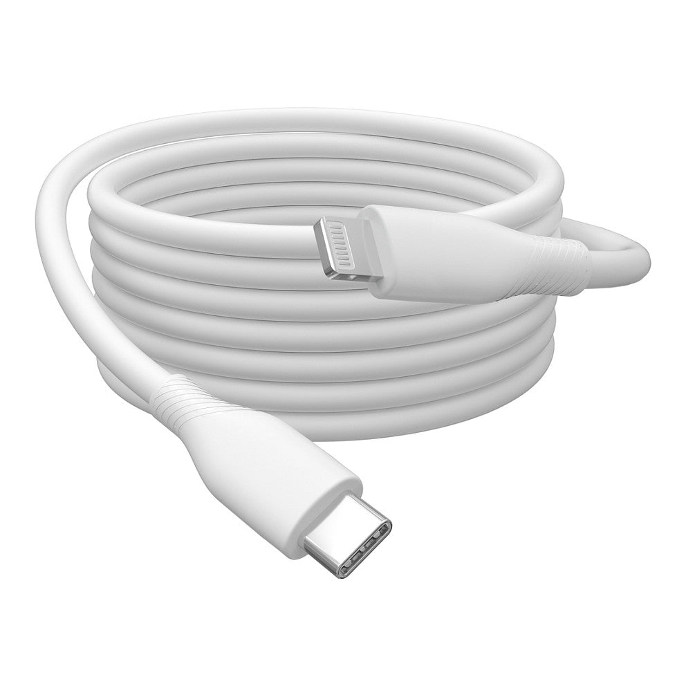 DIGITUS USB 2.0 Kabel Typ C-Lightning Silikon 1m MFI weiß