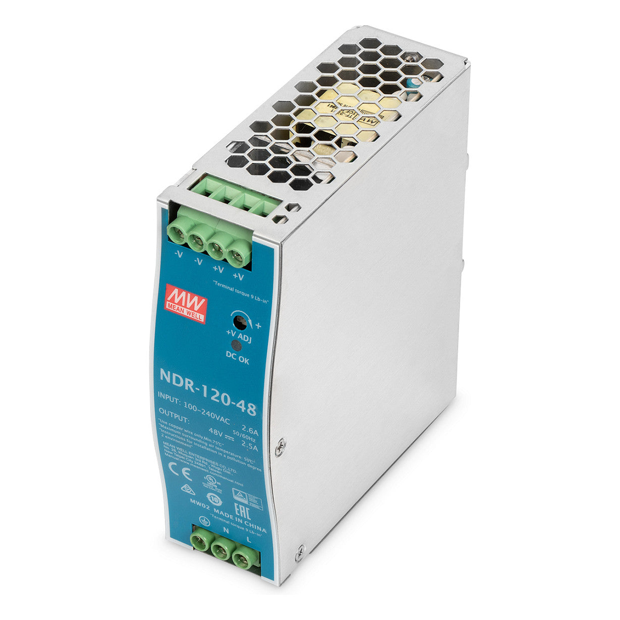 DIGITUS industrielles Netzteil 48V DC 120W Metallgehäuse