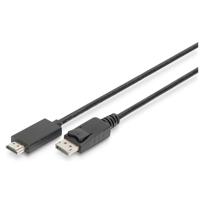 DIGITUS DisplayPort Adapterkabel DPort -> HDMIA St/St 8K 3m