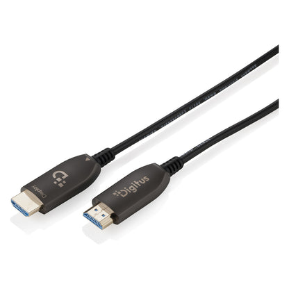 DIGITUS HDMI AOC Hybrid Glasfaserkabel UHD 8K 15m schwarz