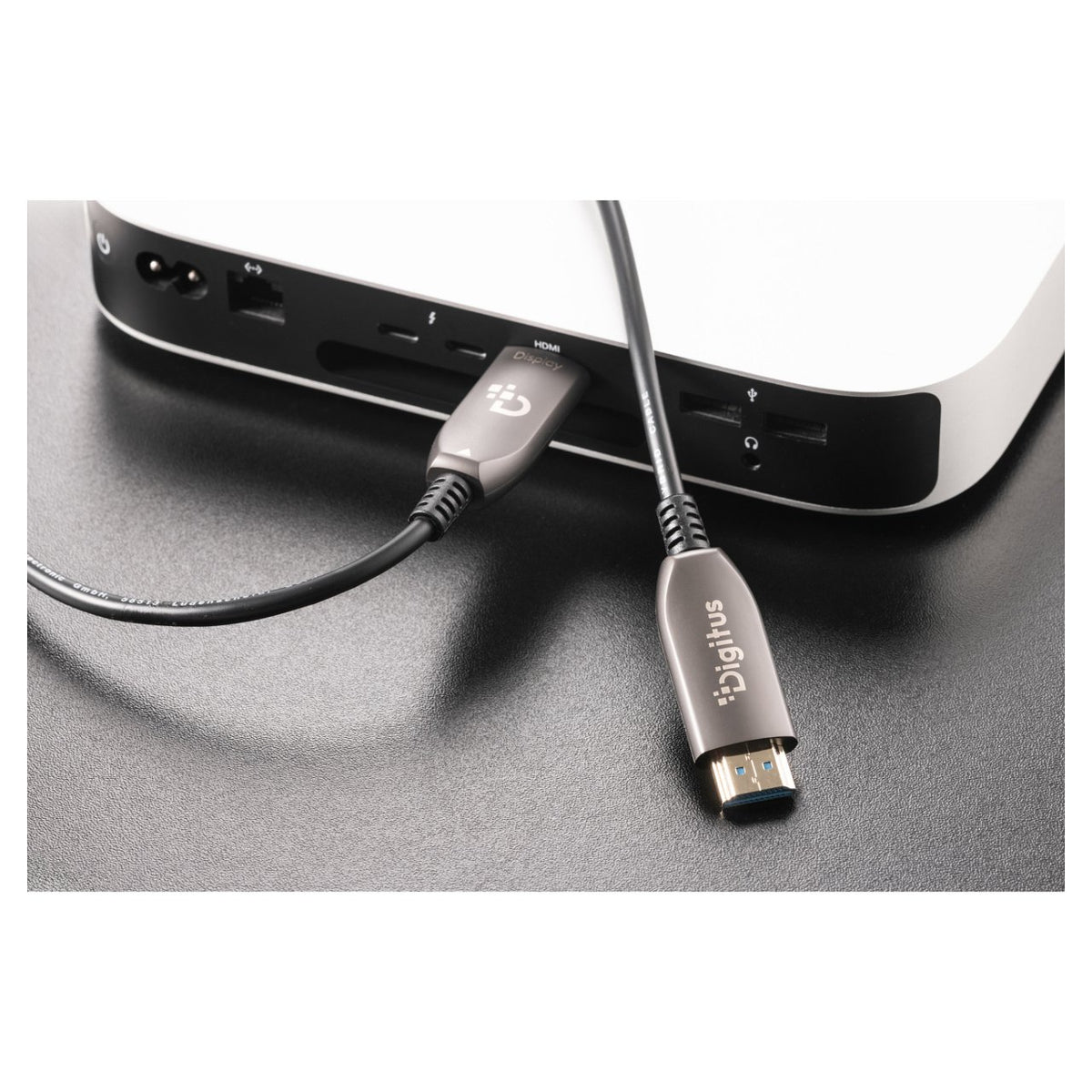 DIGITUS HDMI AOC Hybrid Glasfaserkabel UHD 8K 15m schwarz