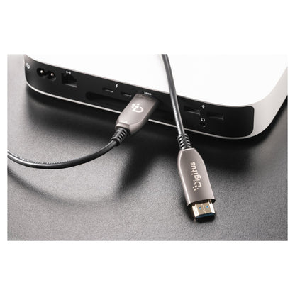 DIGITUS HDMI AOC Hybrid Glasfaserkabel UHD 8K 15m schwarz