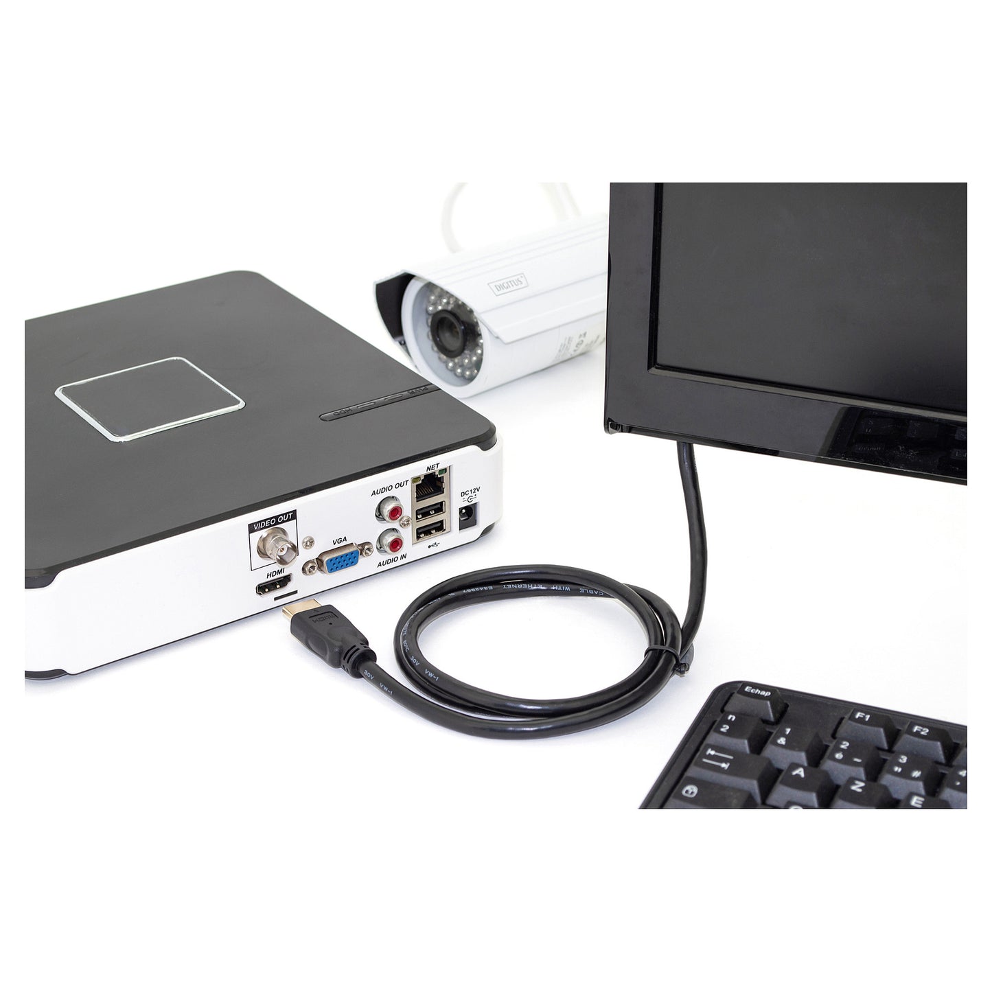 DIGITUS HDMI Anschlusskabel TypA 4K 60Hz Ethernet 5.0m