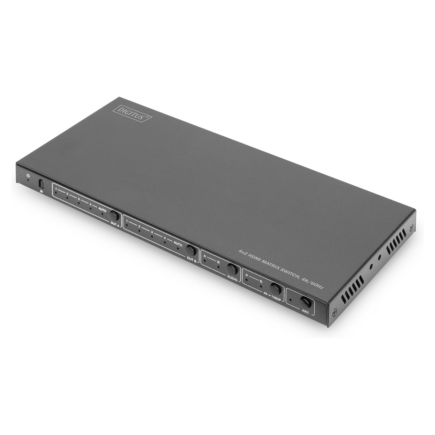 DIGITUS 4x2 HDMI Matrix Switch, 4K/60Hz