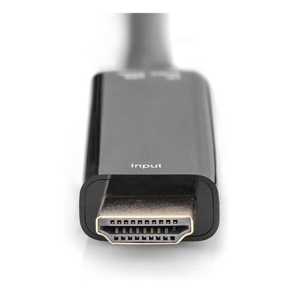 DIGITUS 4K HDMI Adapter - HDMI auf DisplayPort 0,2m schwarz