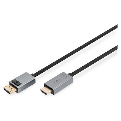 DIGITUS DisplayPort Adapterkabel, DP - HDMI Typ A 3m